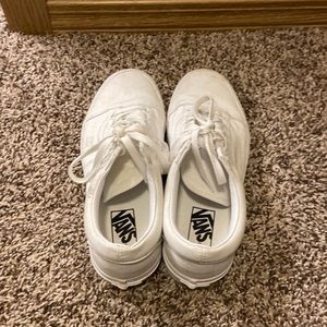 Woman’s size 9 white vans